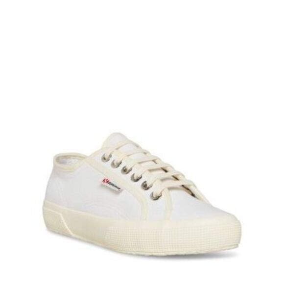 SUPERGA Shoes - SUPERGA Womens Ivory 2750 Emrata Round Toe Platform Athletic Sneakers Shoes 8.5